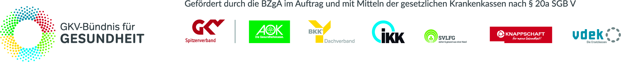 GKV Bündnis für Gesundheit - Logos